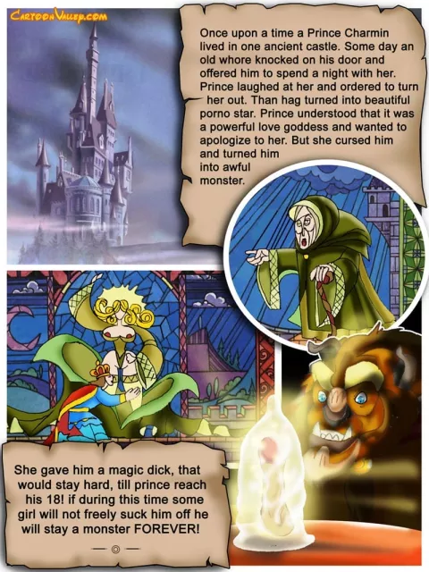 Beauty and the Beast [Cartoon Valley] rule 34 porn comic cover