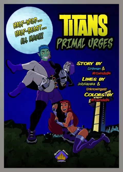 Primal Urges (Teen Titans) [Quartz Kings Comics] rule 34 porn comic cover