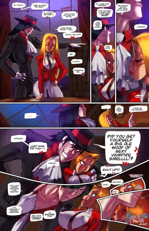 Integra Gives In (Hellsing) [Fred Perry] rule 34 porn comic cover