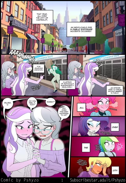 Prurient Synchronicity (My Little Pony – Equestria Girls) [Pshyzo] rule 34 porn comic cover