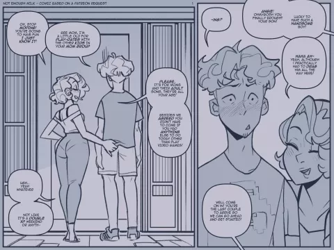 Mom Son Club [NotEnoughMilk] rule 34 porn comic cover