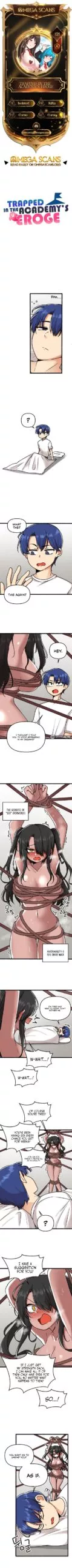 Trapped in a Hentai Game Academy rule 34 porn comic cover