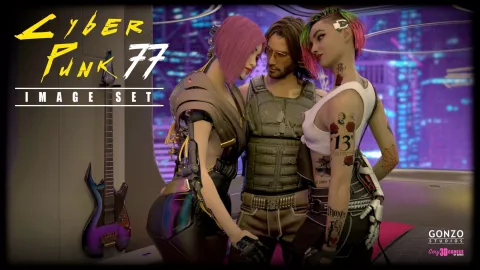 Cyber Punk 77 [Sexy3DComics | Gonzo] rule 34 porn comic cover