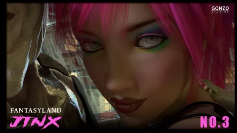 Jinx - Fantasyland [Sexy3DComics | Gonzo] rule 34 porn comic cover
