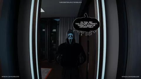 My Neighbor's Widow [Rose Blue 3D] rule 34 porn comic cover