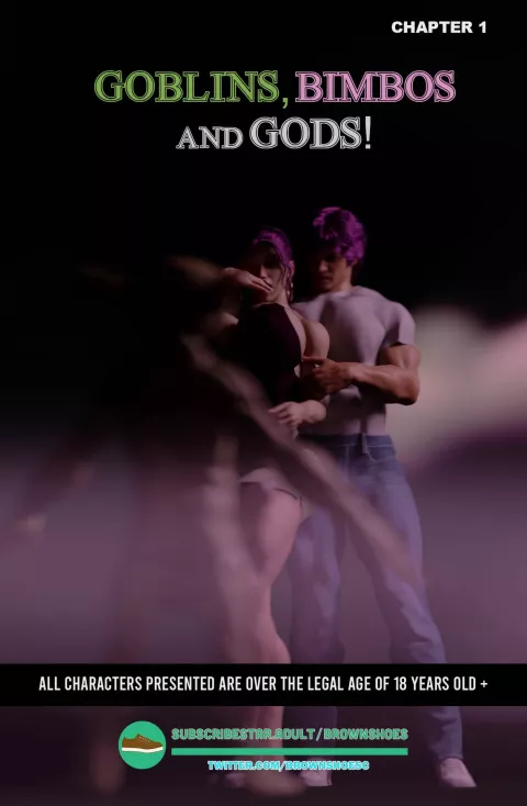 Goblins, Bimbos And Gods! [Brown Shoes] rule 34 porn comic cover