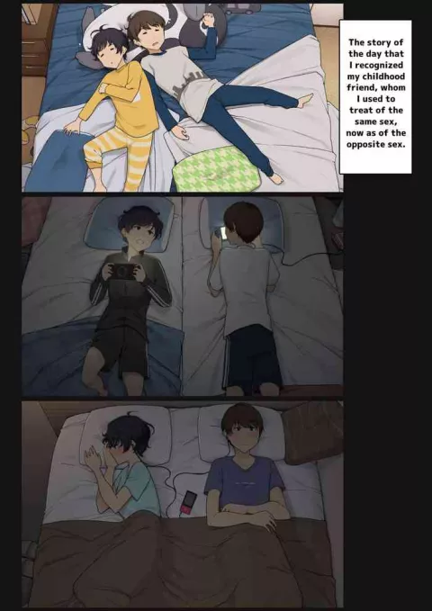 The Day I Started Seeing My Tomboyish Childhood Friend as a Girl [Wakamatsu] rule 34 porn comic cover