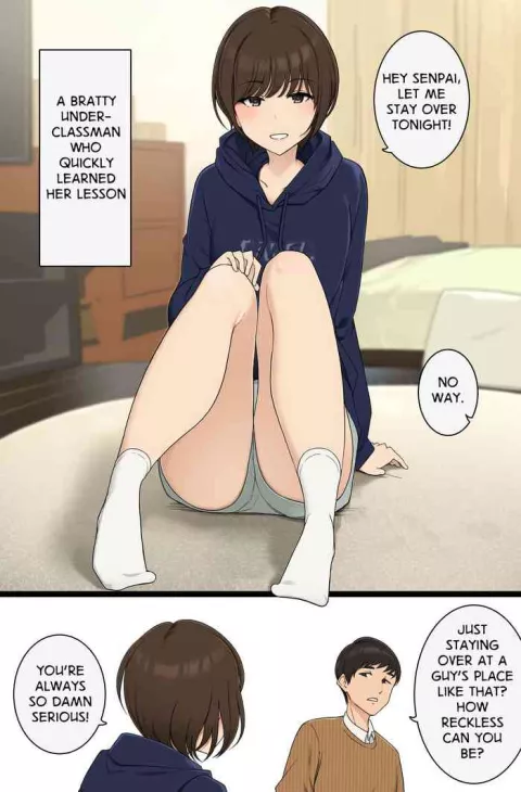 A Bratty Underclassman Who Quickly Learned Her Lesson rule 34 porn comic cover