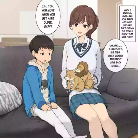 An Onee-san Who Teaches Me Step by Step How to Make a Baby (Wakamatsu) rule 34 porn comic cover