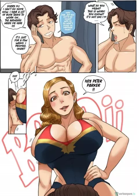 Avengers Summer Camp - Captain Marvel [Tora Tora] rule 34 porn comic cover
