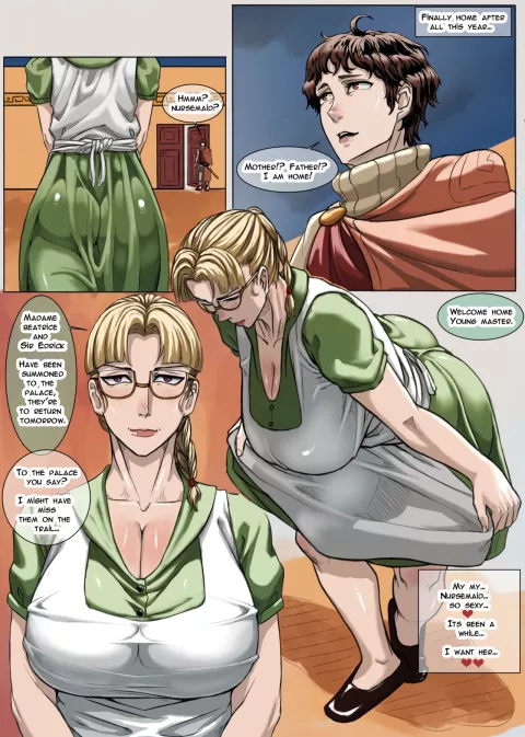 Reunion with a Lovely Servant [Hachijuu] rule 34 porn comic cover