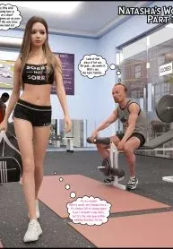 Natasha's Workout [DarkLord] rule 34 porn comic cover