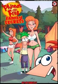 Family Secrets (Phineas and Ferb) [VCP] rule 34 porn comic cover