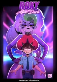 Roxy After Dark (Five Nights at Freddy's) [CubedCoconut] rule 34 porn comic cover