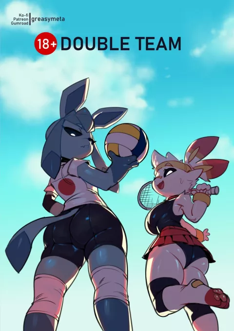 Double Team comic porn rule 34 porn comic cover