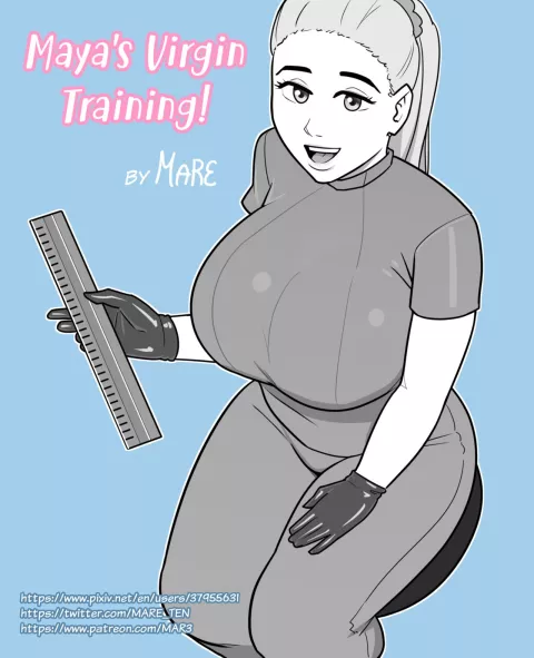 Maya's Virgin Training! comic porn rule 34 porn comic cover