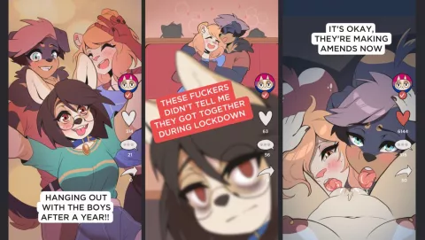 The Third Wheel comic porn rule 34 porn comic cover