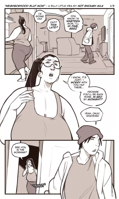 Neighborhood Slut Mom comic porn rule 34 porn comic cover