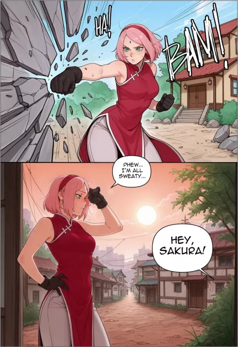 Sakura Haruno x Ino Yamanaka (Parody :Naruto Shippuden) comic porn rule 34 porn comic cover