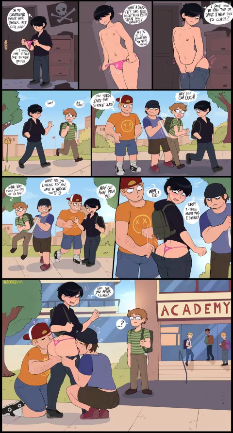 [Shadman] Goth Femboy [Eng] – Gay Manga rule 34 porn comic cover
