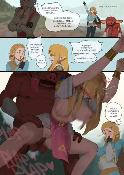 Zeldas x Bokoblin comic porn rule 34 porn comic cover
