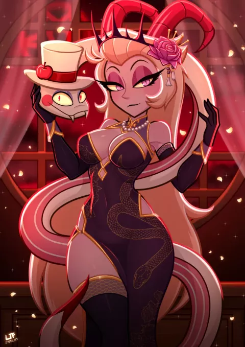 Lilith &amp; Lucifer’s Lunar New Year 2025 porn comic rule 34 porn comic cover